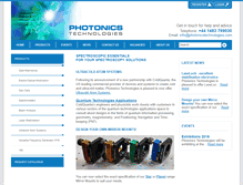 Tablet Screenshot of photonicstechnologies.com
